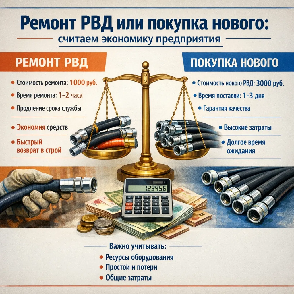 Ремонт РВД или покупка нового