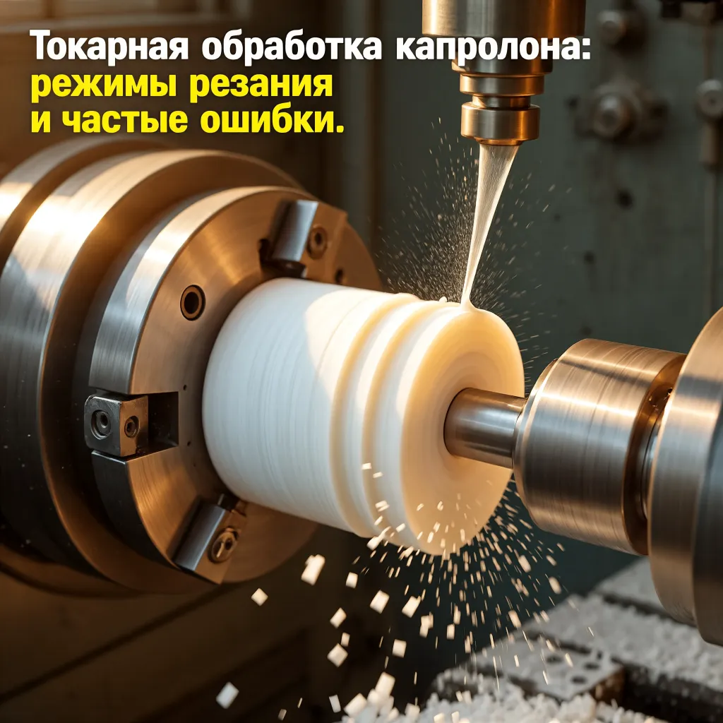 Токарная обработка капролона: режимы