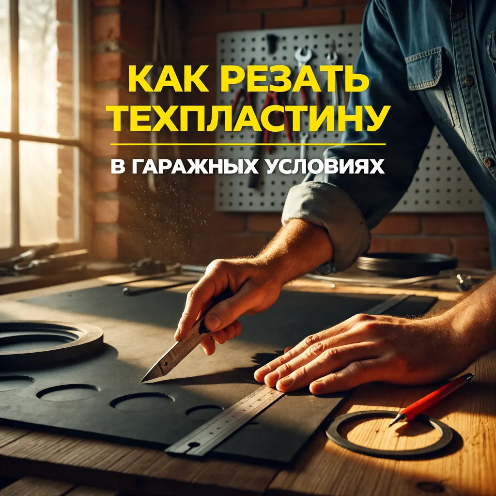 Как правильно резать техпластину на прокладки в гаражных условиях.
