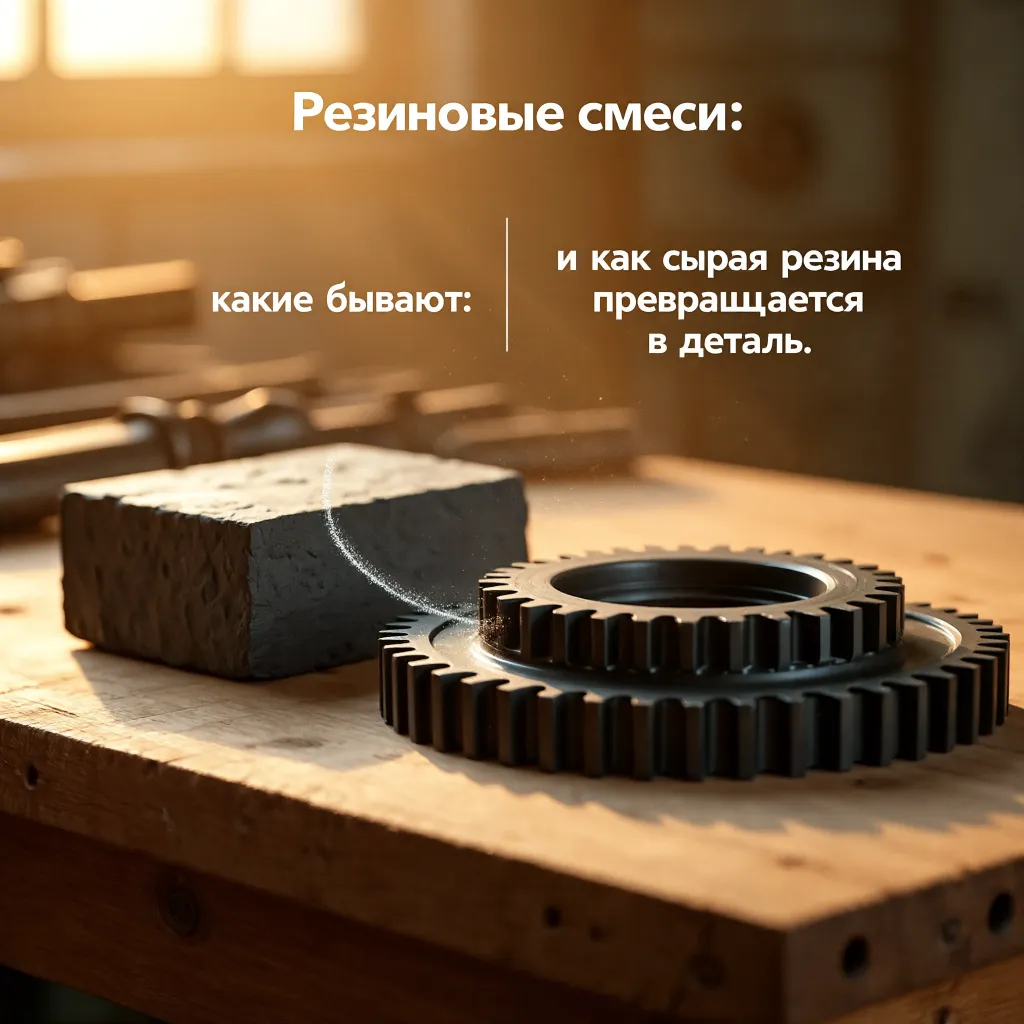 Резиновые смеси: какие бывают и как сырая резина превращается в деталь.