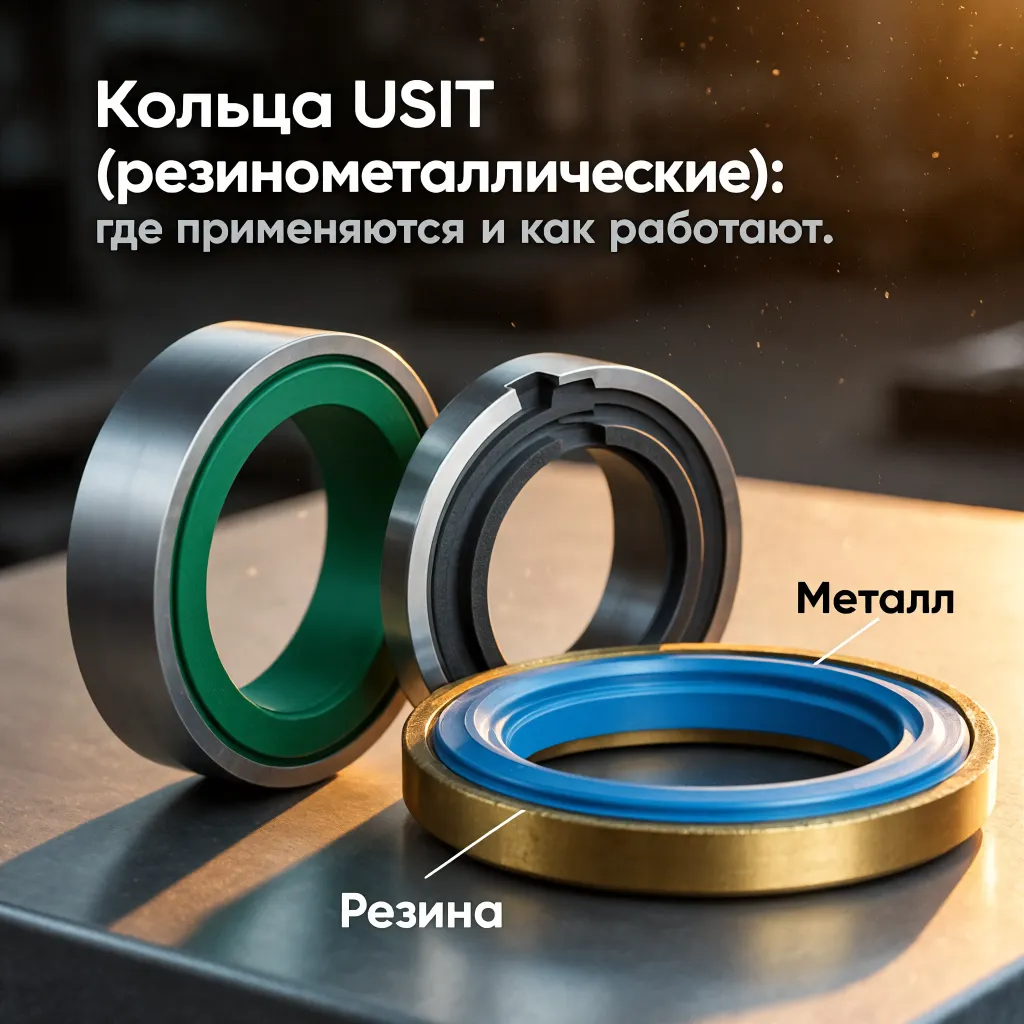 Уплотнительные кольца USIT — конструкция, принцип работы и правила монтажа