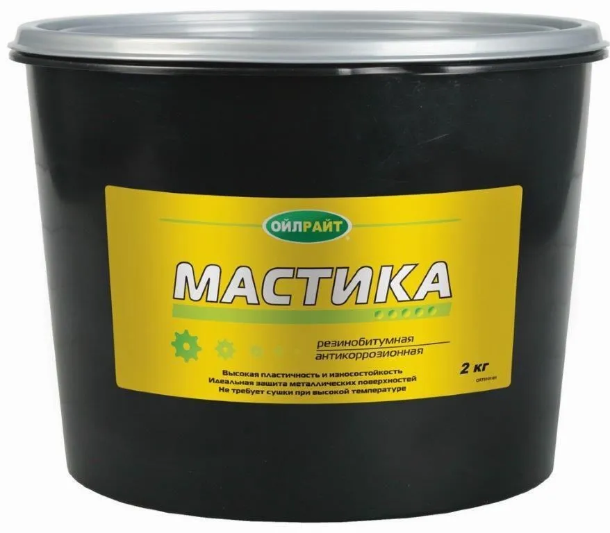 Мастика резино-битумная 2000 гр. ТУ 38 30522-89